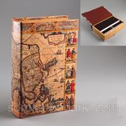 Книга-сейф “Карты мира“ 5 видов (5 фото) подарок мужчине фото