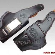 Кобура для пистолета ПМ поясная модель Falcon N07 Luxe фото