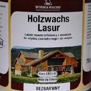 Holzwachs Lasur 0,75 л., прозрачный, (натуральный воск, масло, нат. смола), Borma Wachs