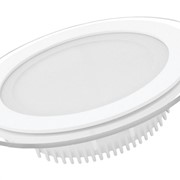 EUROLAMP LED Светильник круглый стекло Downlight 6W 4000K (30) LED-DLR-6/4(скло) фото