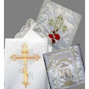 Аксессуары ритуальные: платки салфетки ритуальные полотенца (набивные и вышитые)