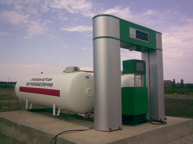 Модуль для заправки автомобилей сжиженным газом
