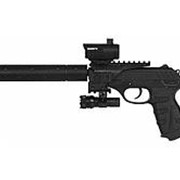 Пистолет пневматический Gamo P-25 Tactical Blowback pellet пулевой 4,5 мм