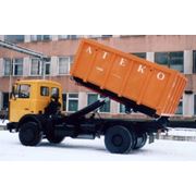 Автомобиль-контейнеровоз КО-425-2 (KO-425-2) с специальным кузовом Масса груза - 6400кг Базовое шасси МАЗ-533702  коммунальный пр-во АТЕКО