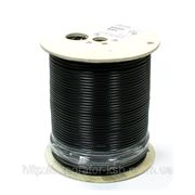 Коаксиальный кабель уличный RG-690CU жила 1,12 Cu, оплетка фольга Аl+96*0,16 Аl+Cu 90%, 305M/Roll фото