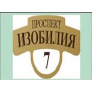 Адресная табличка  Киев  Стандартные Фигурные С номером дома – квадратные Вертикальные Рельефные Световые указатели