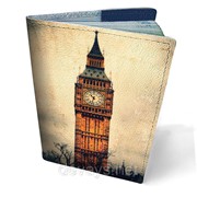 Обложка кожаная для паспорта Биг Бен фотография