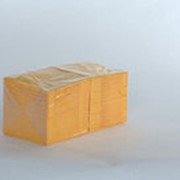 Салфетки (24х24) 2-сл (250) желтые 1/12 фото