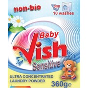 Детский Бесфосфатный стиральный порошок «Vish Baby»360 гр. 10 стирок