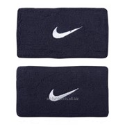 Hапульсники теннисные Nike Swoosh Wristbands Double Wide (2 шт.) Obsidian Blue