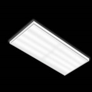 Светильник светодиодный Вартон офисный встраиваемый / накладной 1195*595*50мм 72 ВТ 6500К с функцией аварийного освещения фото