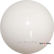 Мяч белый,18см, вес 400 гр. фотография