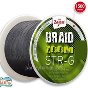 Braid Zoom STR-G brai-ded line , 0,10мм, 1500м