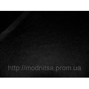 Шерсть вареная костюмная (черный) (арт. 06164) фотография