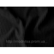 Костюмная Рубчик черный (арт. 06111) фотография