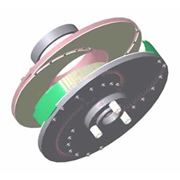 Рабочее колесо углесоса изготовленное по модульной технологии с применением футеровки проточной части.