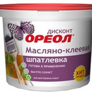 Шпатлевка "ОРЕОЛ" для внутренних работ масляно-клеевая "ДИСКОНТ" 1,5кг