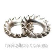 Шайба стопорная М5 нержавеющая сталь класса А2, DIN 6798А фото