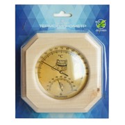 Термогигрометр для сауны Стеклоприбор ТГС-1 (термометр от 0 до +140°C, гигрометр от 0 до 100%) фото