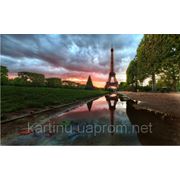Картина "Восход над Парижем" для кафе