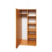 Шкаф для одежды и книг комбинированный 802х519х1816 мм фото