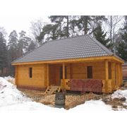 Шлифовка домов и бань из дерева фото
