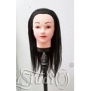Голова-манекен ученическая HZ-1902 манекены и демонстрационные формы брюнет волос искусственный 40-60 см продажа купить цена Николаев фотография