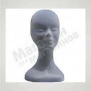 Манекен голова женская флокированная манекены киев. 9093tm