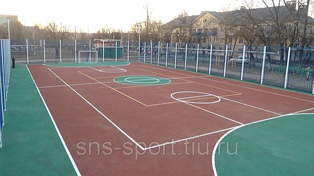 Резиновые покрытия для спортивных площадок и закрытых спортивных ...