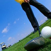 Обучение игре в гольф фото