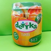 Пюре из тыквы для детского питания ТМ “DETTKA“ фото