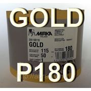 Рулон бумаги шлифовальной Финляндия Mirka Gold Р180 размер 115мм х 50м, купить наждачку Акция!