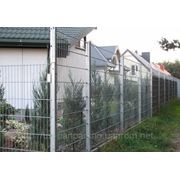 Двойной панельный забор “Кольчуга“ фото