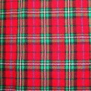 Ткань шотландка красно-зеленый фото