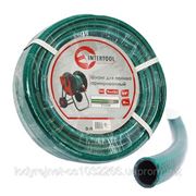 Шланг для полива Intertool GE-4047 3-х слойный 3/4", 100м, армированный PVC, зелёный