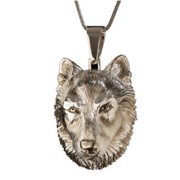 Серебрянный кулон "Волк"