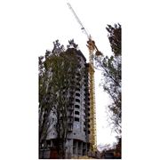 Кран башенный приставной КБ-471.У1 для строительно-монтажных работ по возведению высотных зданий и сооружений. фото