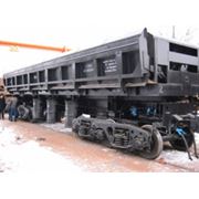 Вагон-самосвал (думпкар) модели 33-9035 вагоны-самосвалы думпкары вагоны грузовые железнодорожные Украина фотография