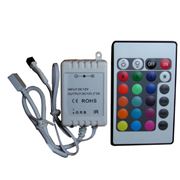 Розпродаж. Контроллер для RGB лент + 24 кн.ИК Пульт дистанционного управления для светодиодных лент