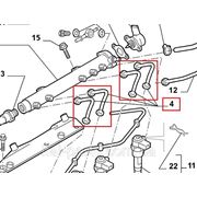Трубки форсунок Fiat Doblo 1.3MJTD 16v