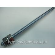 Шпилька резьбовая, оцинкованная, o 10.0х1000 мм, класс прочности 4,8 фото