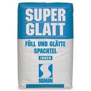 Выравнивающая финишная шпаклевка для внутренних работ Semin Super Glatt, 25 кг