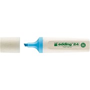 Текстовыделитель EcoLine, клиновидный наконечник, 2-5 мм Голубой фотография