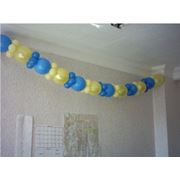 Украшение помещений воздушными надувными шарами оформление мероприятий воздушные шары заказать Запорожье Украина фото