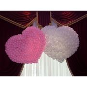 Украшение помещения фигурами из шаров оформление мероприятий воздушные шары заказать Запорожье Украина фото