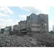 Демонтаж кирпичных зданий взрывом