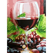 Картина по номерам Красное вино фотография