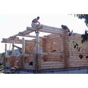 Сборка срубов в КРЫМУ. Бригада строителей выполнит сборку деревянных домов. Большой опыт работы. Помощь в подборе материалов. фото