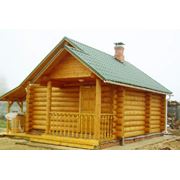 Установка деревянных домов фото