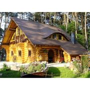 Установка деревянных домов в Украине